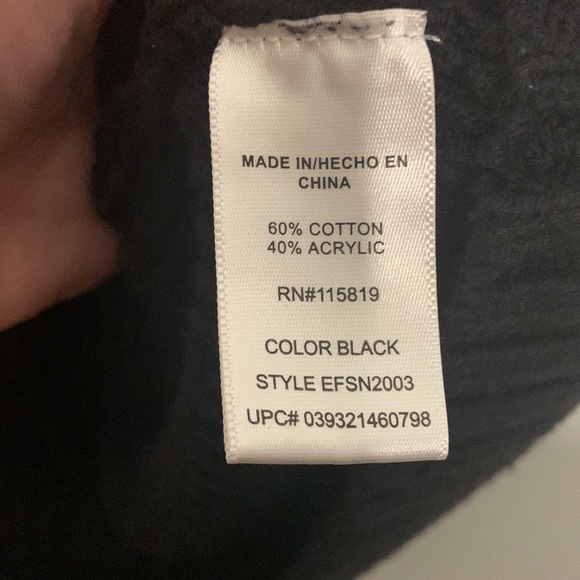 Womens Plus Size Ellen Tracy Company, XXL, Black Cardigan Sweater - Picture 3 of 3